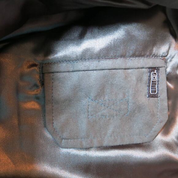 VINTAGE *NWT* KENPO Suede Jacket Size M Men Lined Zipper Hunter Green 90s Y2K - Picture 12 of 16